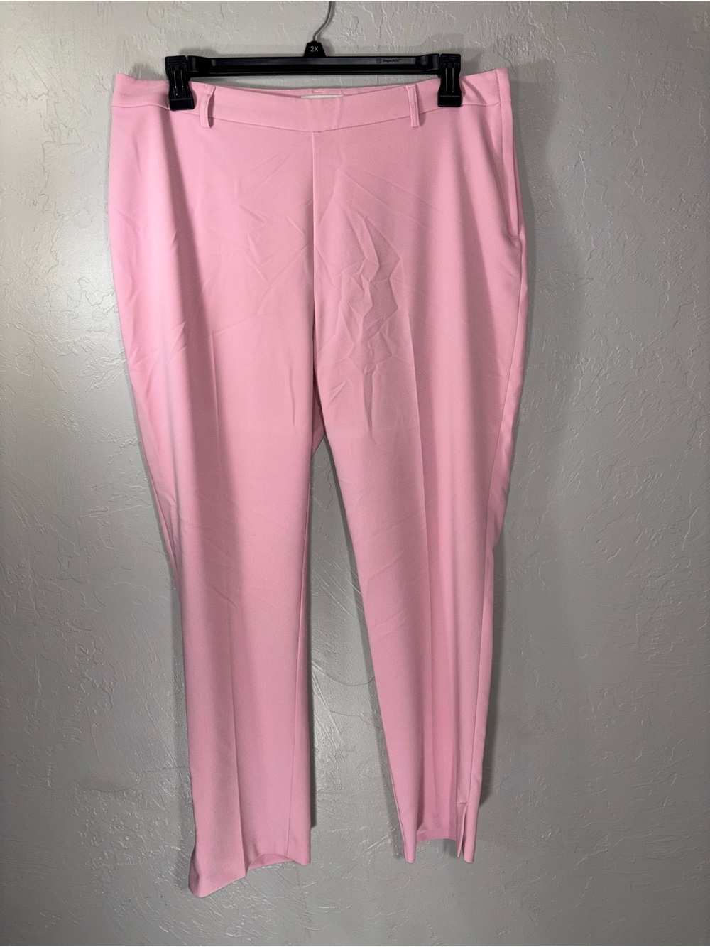 Gibson Latimer Light Pink Straight-Leg Trousers